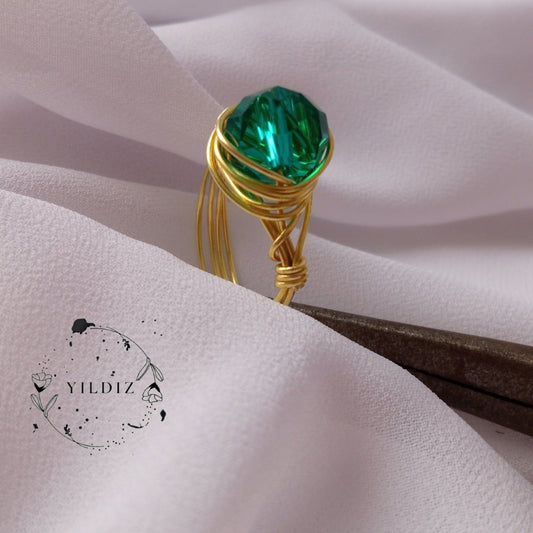 خاتم كريستال فري سايز