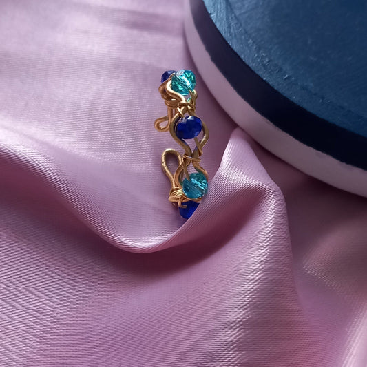 خاتم  كريستال ونحاس