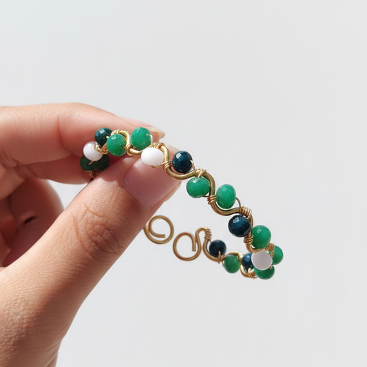 اسورة كريستال رفيعة ملونة