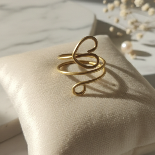 خاتم قلب طويل