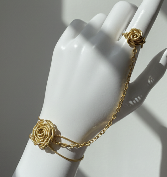 Rose Hand Chain