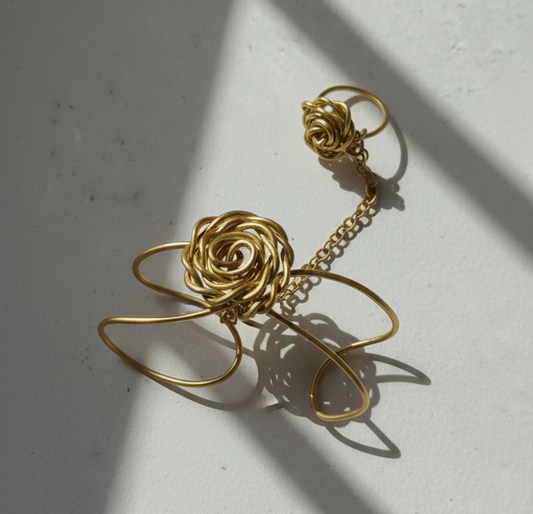 Rose Hand Chain
