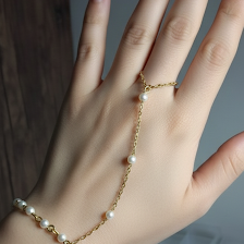 Pearl hand chain