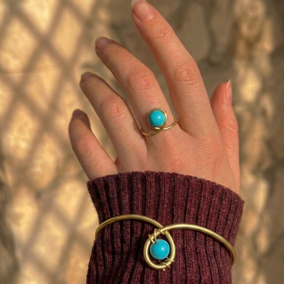Fyroza bracelet and ring