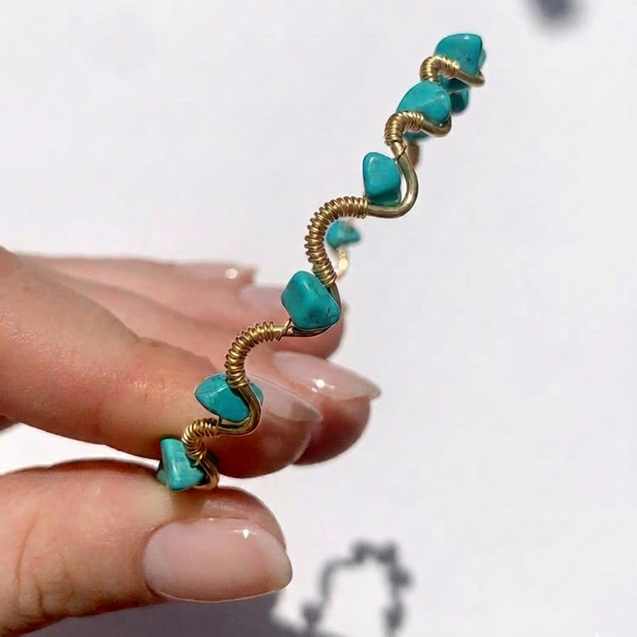 Moony bracelet and ring