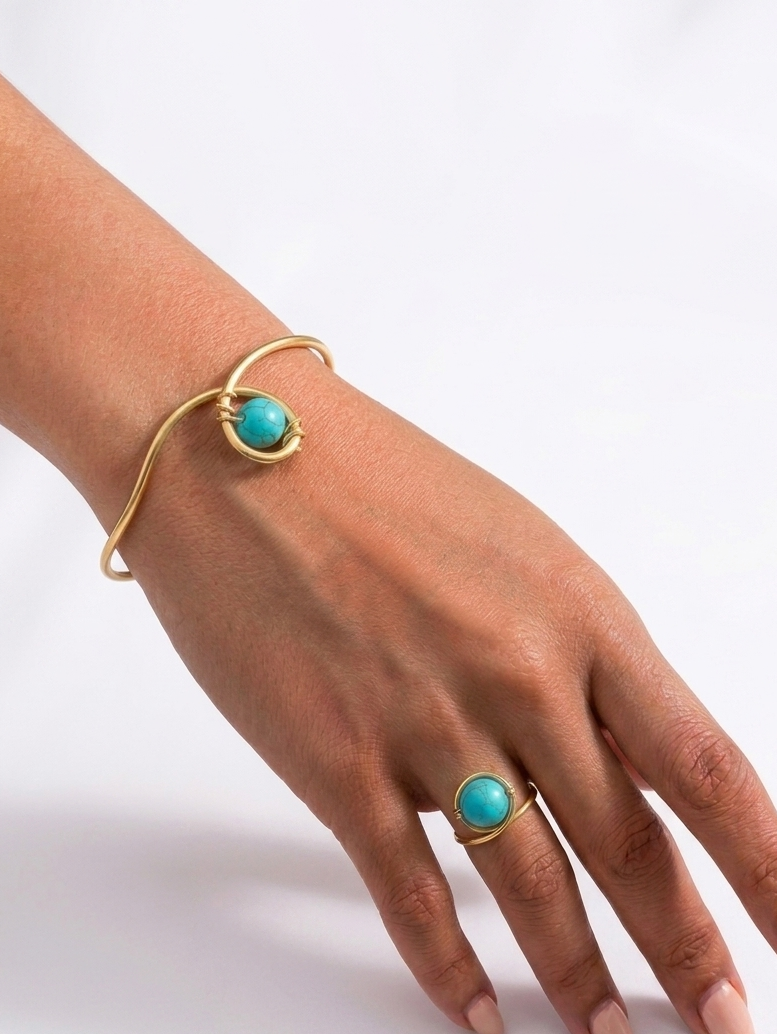 Fyroza bracelet and ring