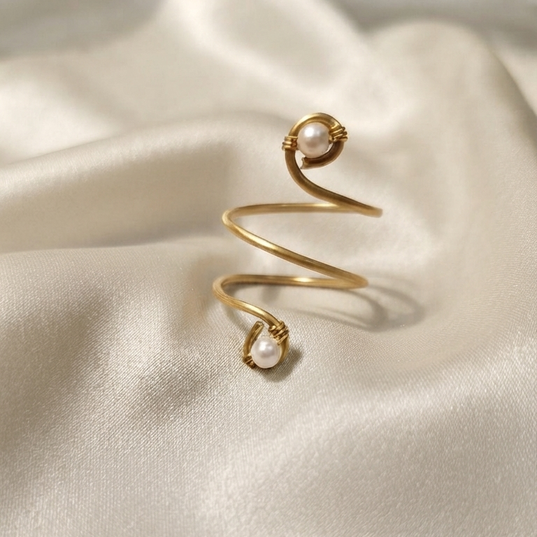 Long Pearl Ring