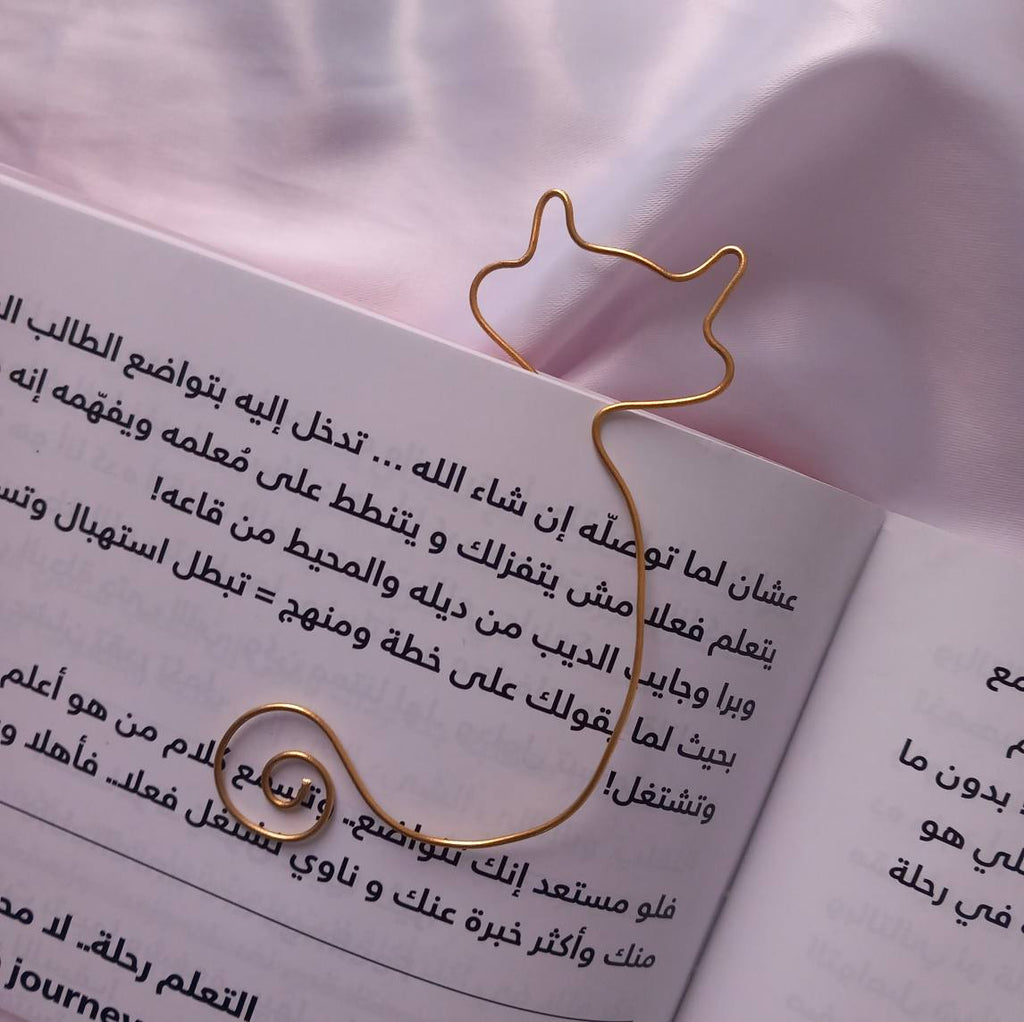 cat book mark