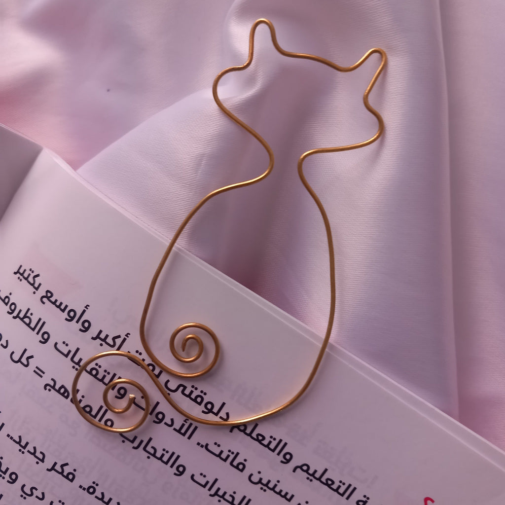 cat book mark
