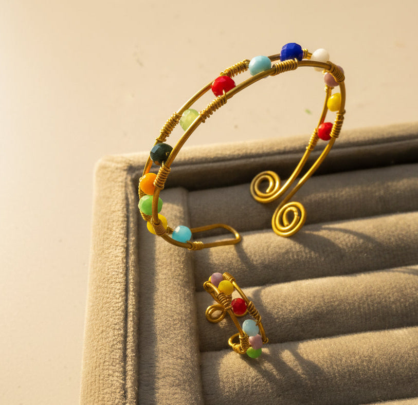 طقم اسورة وخاتم فرعوني