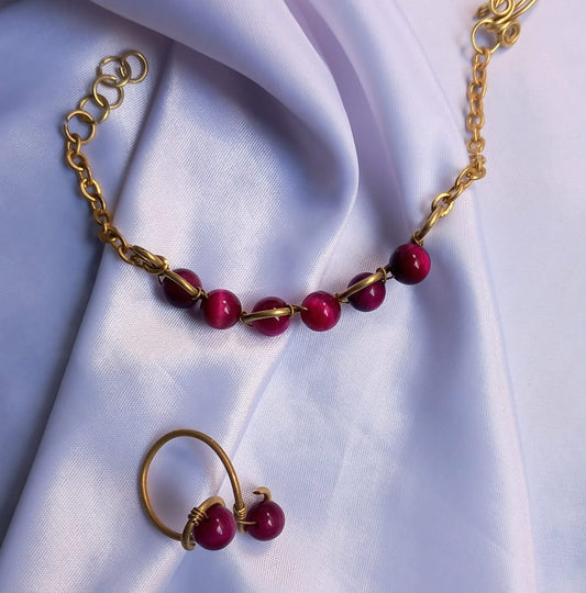 خاتم وانسيال حجر كات أي طبيعي