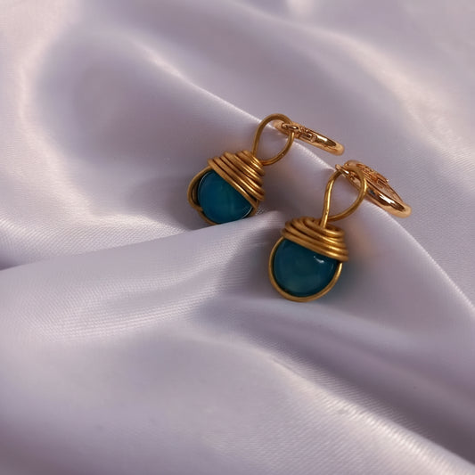 حلق عقيق طبيعي