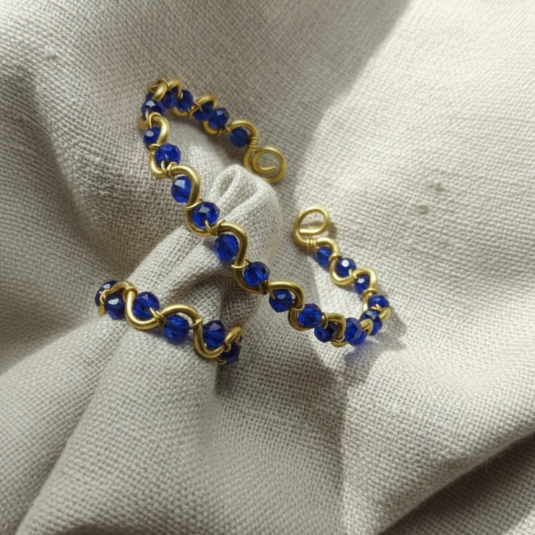 Crystal bracelet and ring