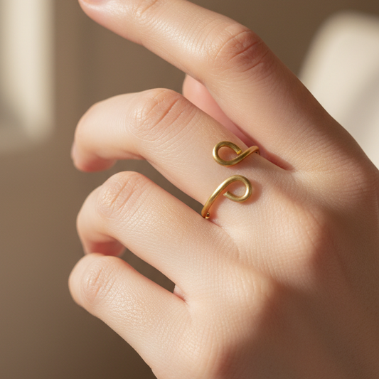 خاتم نحاس سادة