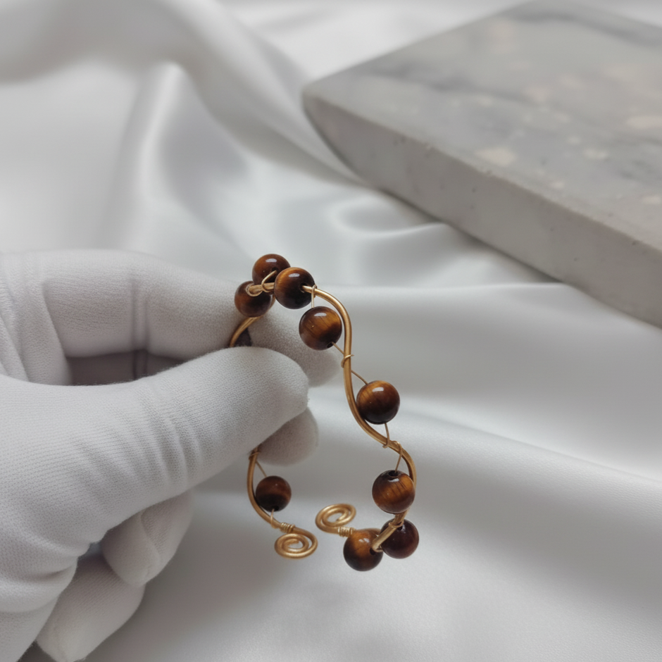طقم اسورة وخاتم مموج