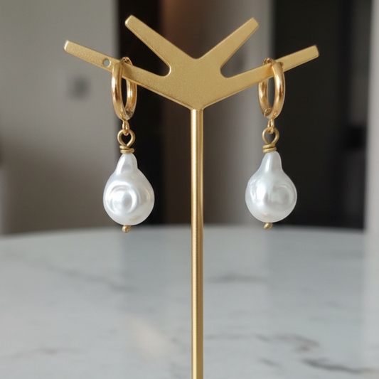 Pear earrings