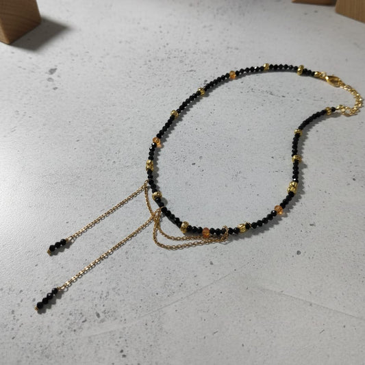 black necklace